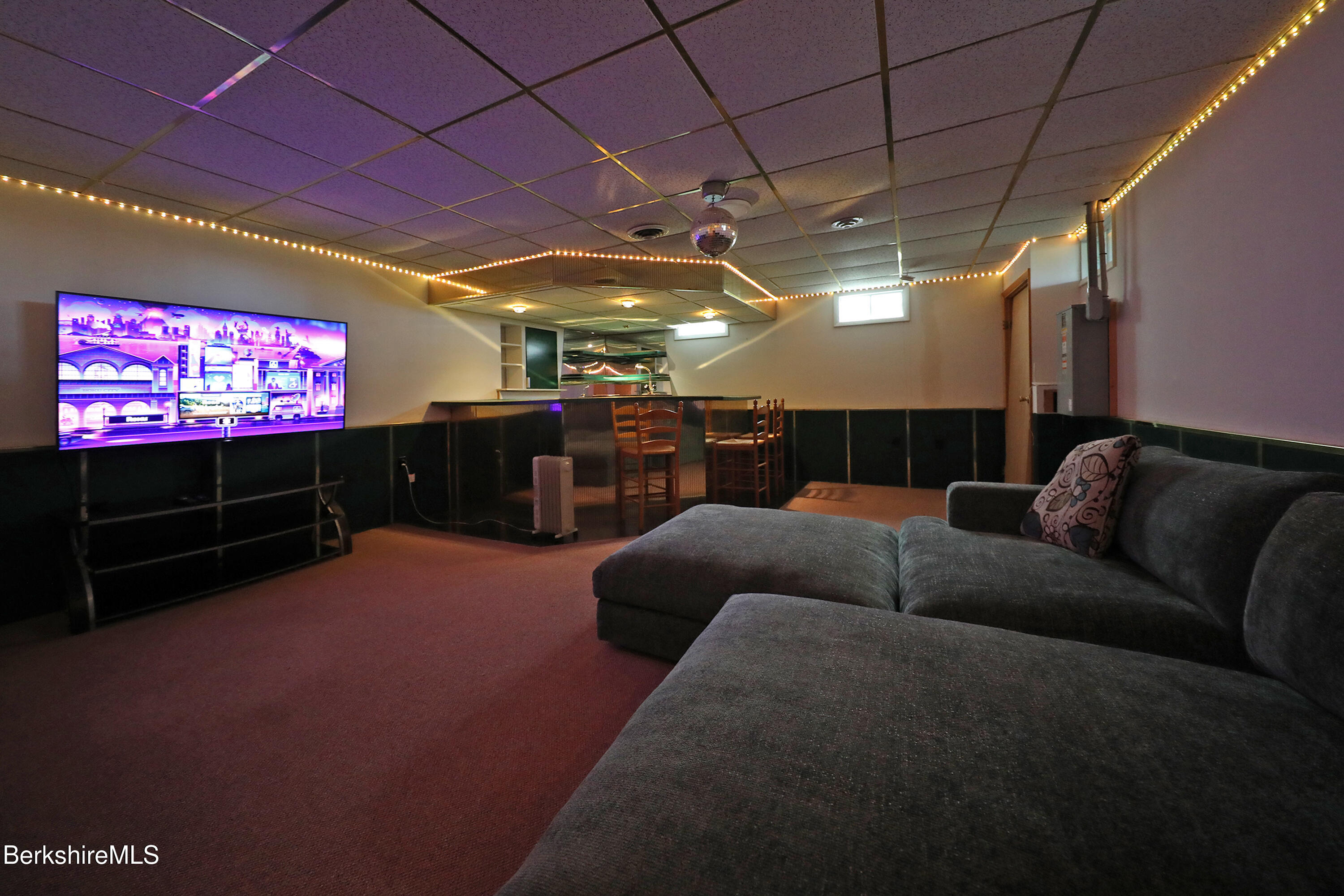 126 Temple Road New Lebanon, NY 12125 - Photo 31 of 37 a livingroom with furniture and a flat screen tv