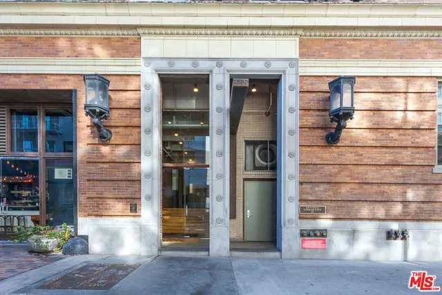 a view of entrance door of the building