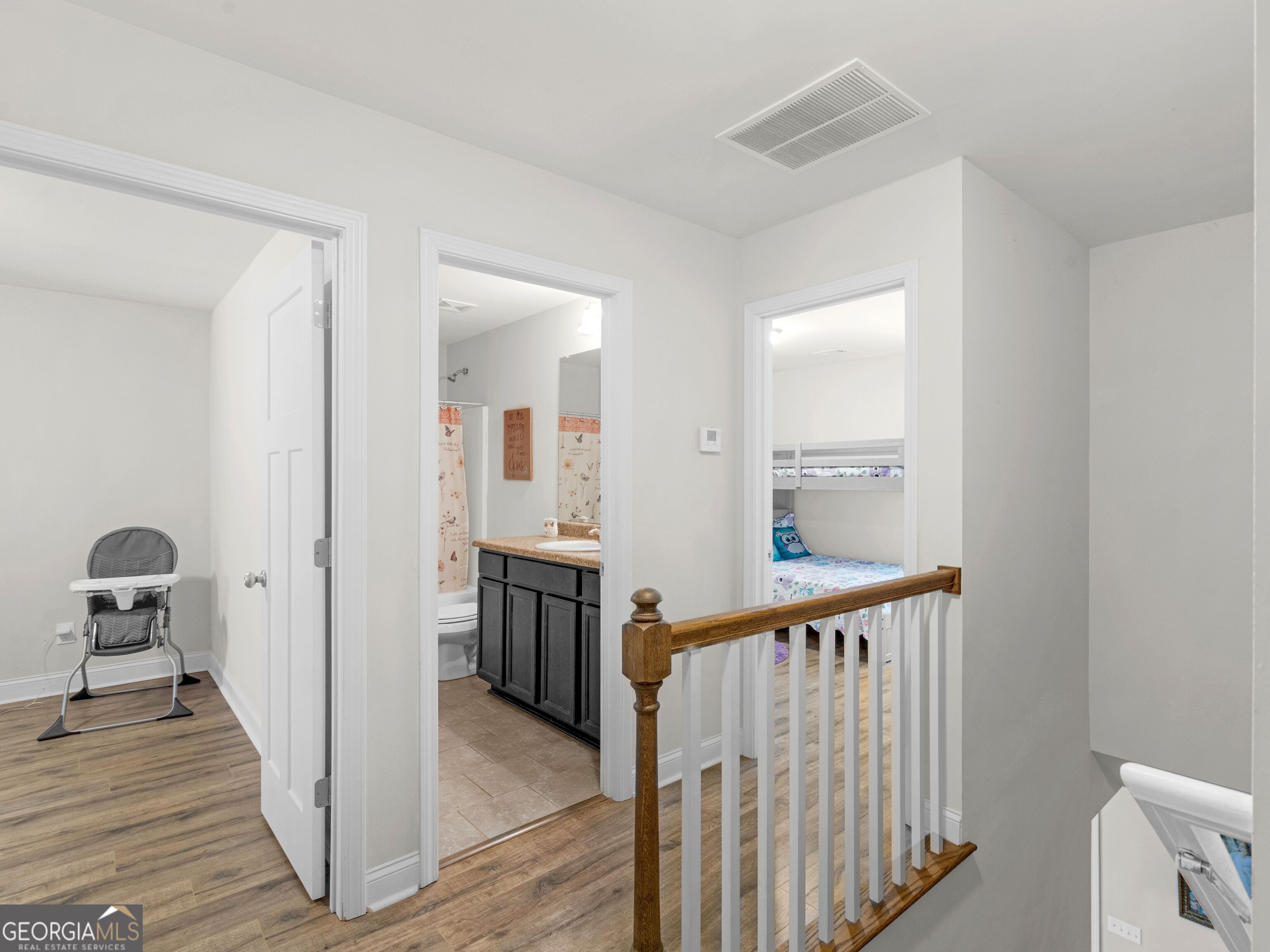 57 Partridge Court Monticello, GA 31064 - Photo 28 of 47 a view of a hallway to a livingroom and a way to rooms