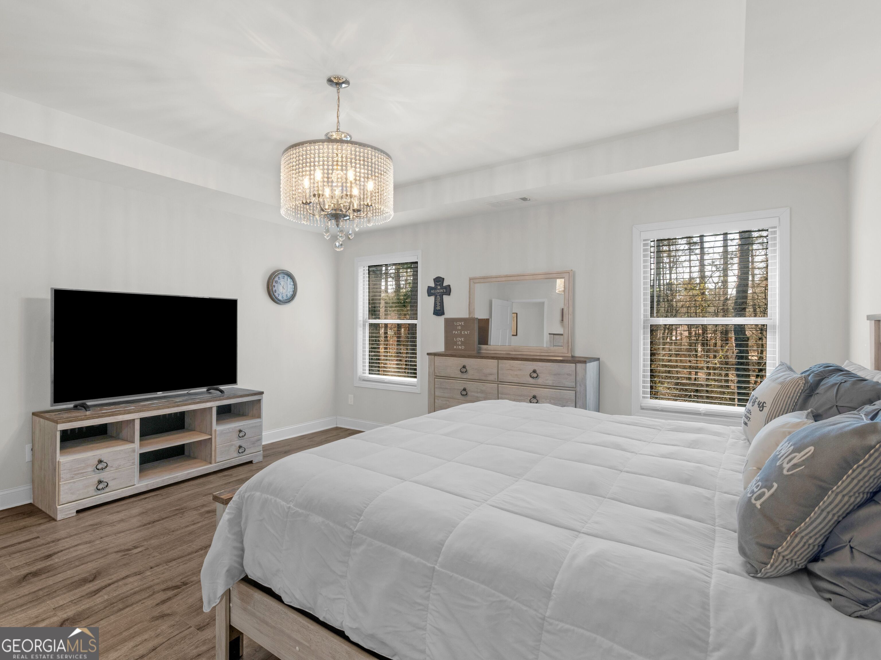 57 Partridge Court Monticello, GA 31064 - Photo 37 of 47 a bedroom with bed tv and window