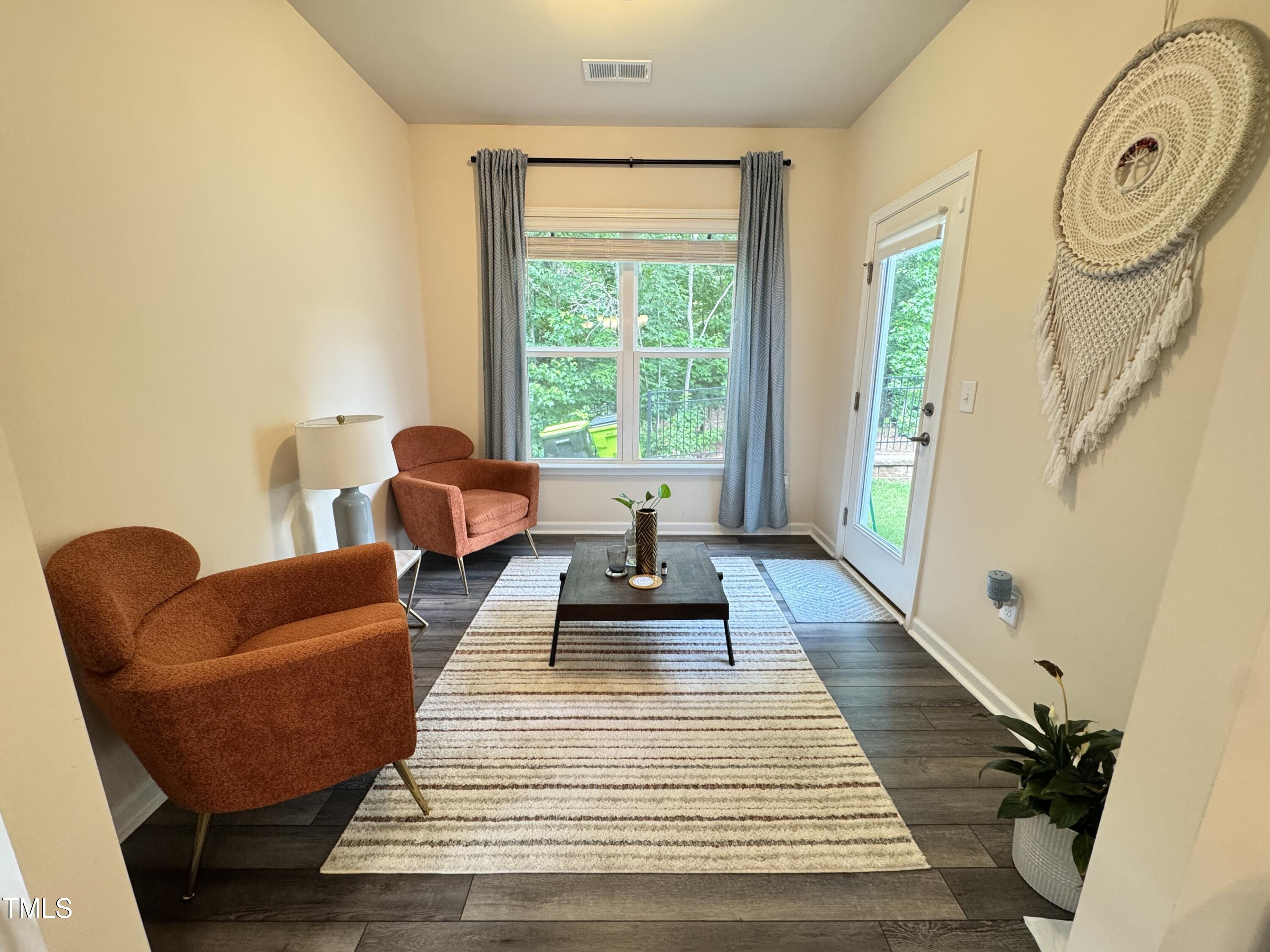 422 Notre Dame Drive Durham, NC 27713 - Photo 10 of 26 a bedroom with furniture and wooden floor