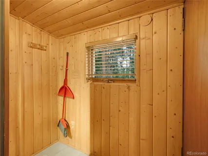 a backyard of a house