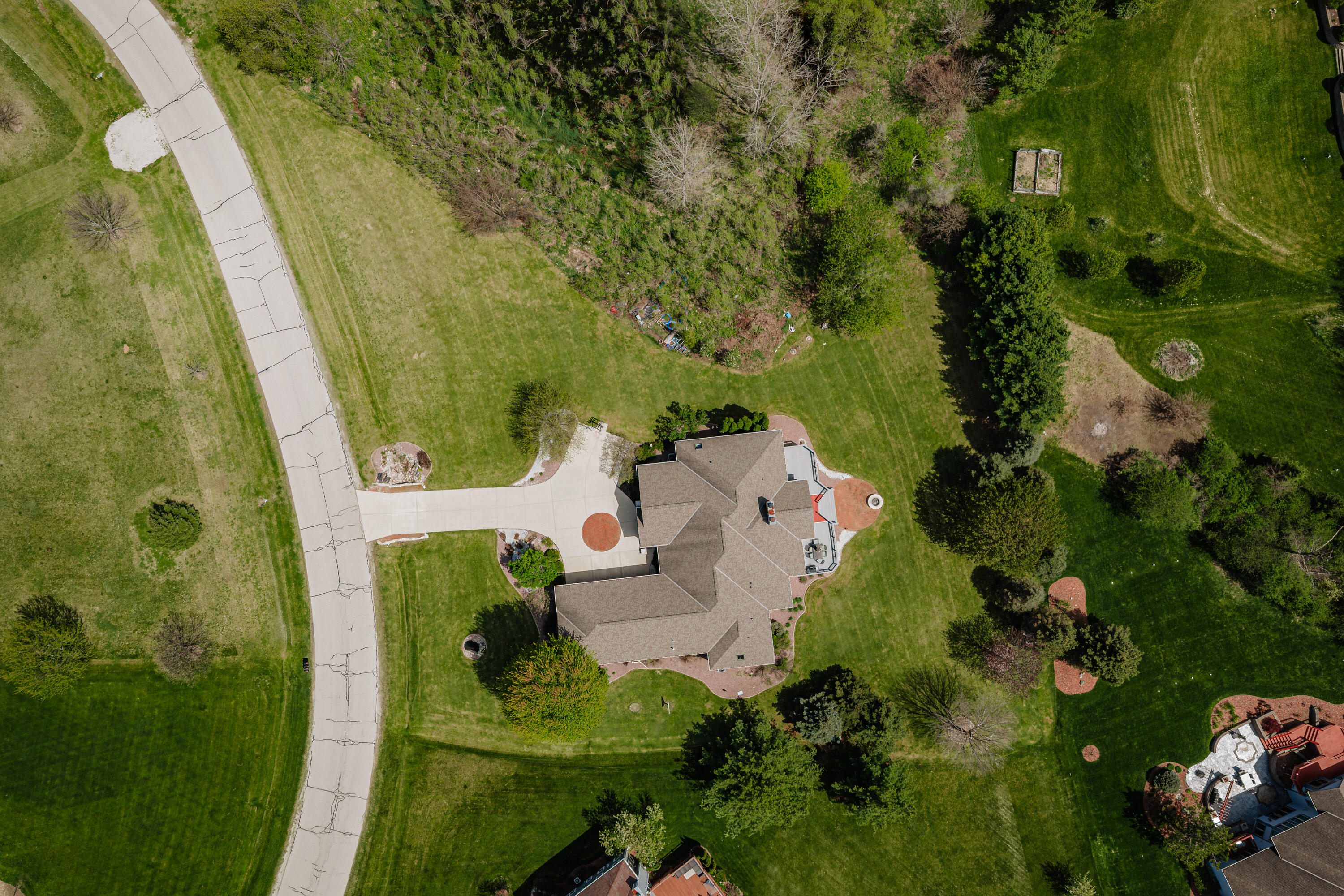 W251S5204 Poppy Fields Road Waukesha, WI 53189 - Photo 63 of 70 AERIAL VIEW