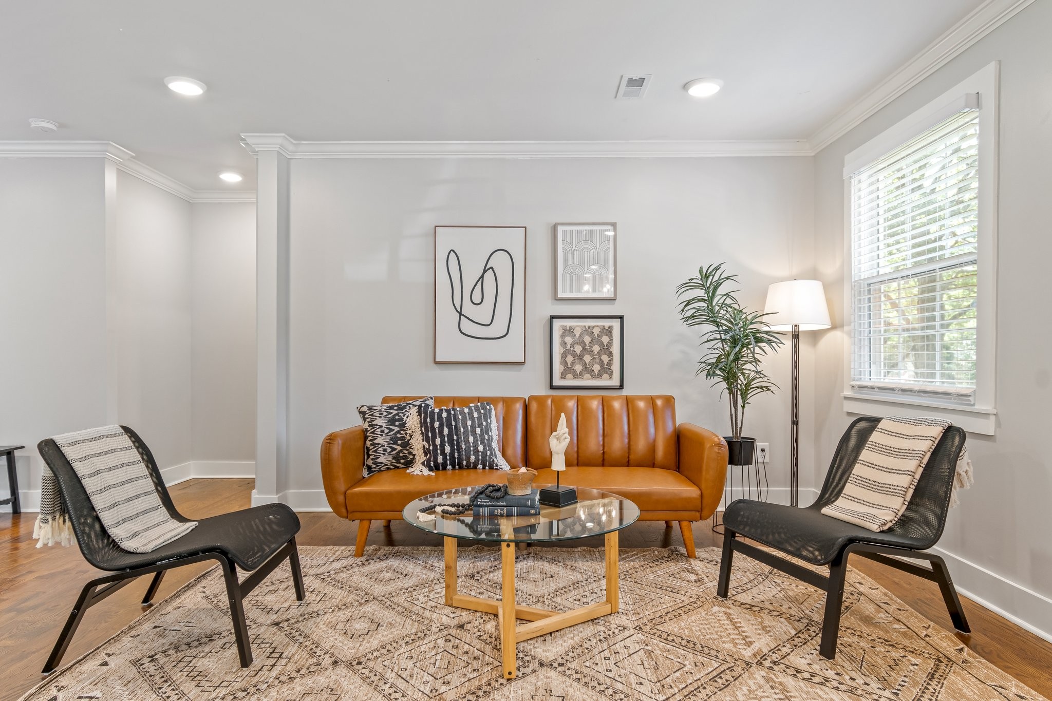 884 Kipling Drive Nashville, TN 37217 - Photo 7 of 40 a living room with a couch and a window