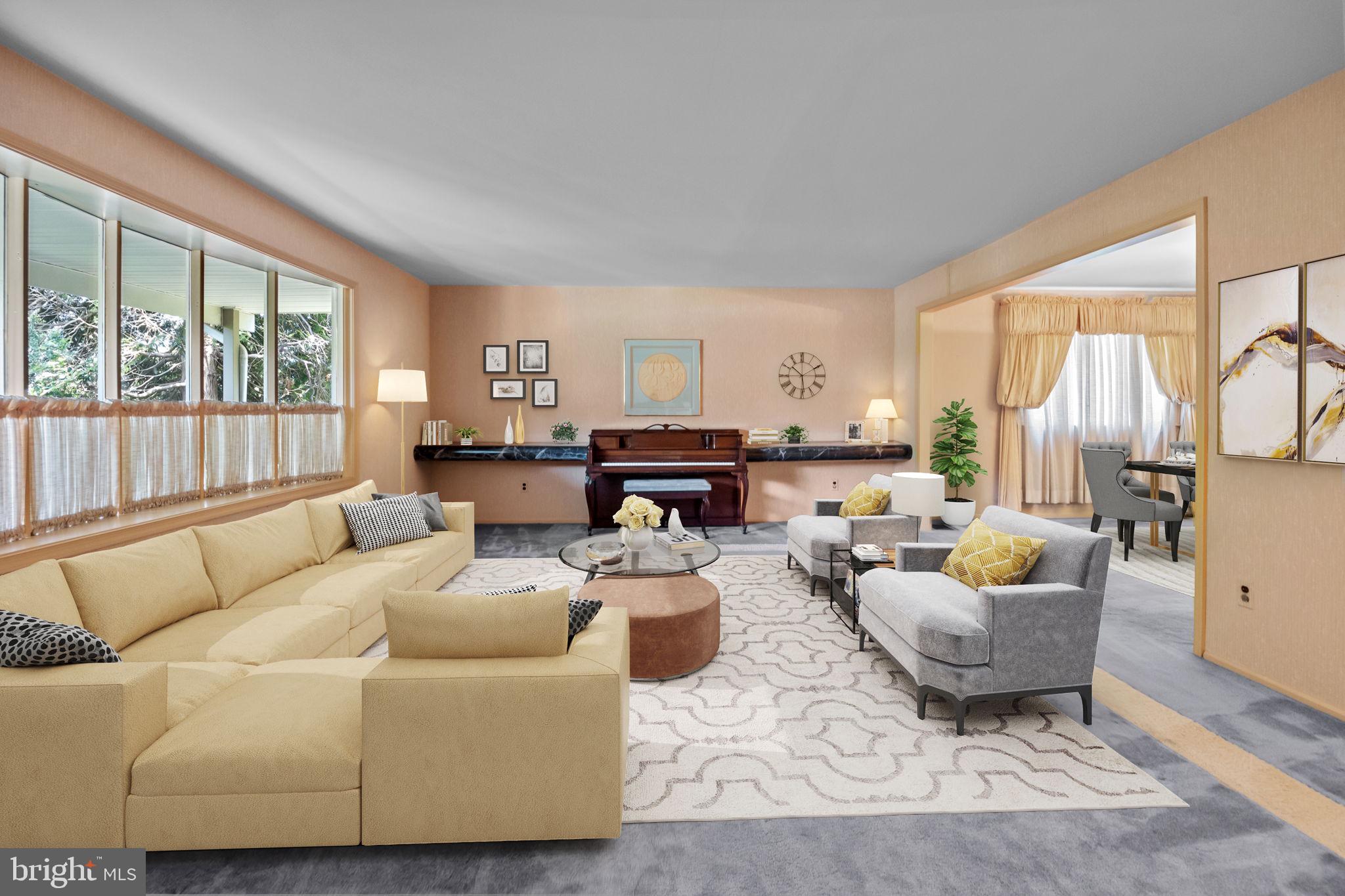 1119 Tannerie Run Road Ambler, PA 19002 - Photo 7 of 56 Living Room Virtually Staged