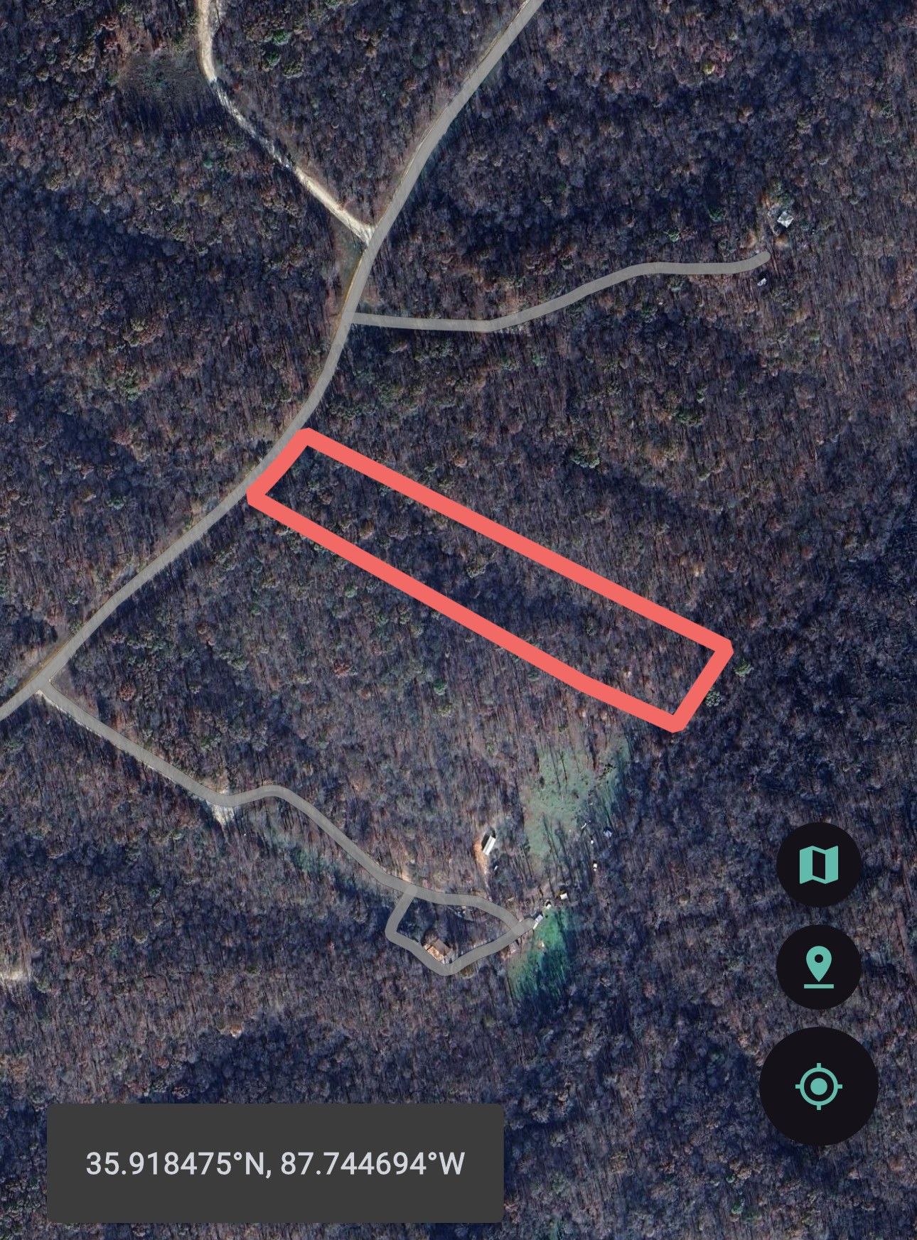 0 Three Rivers Drive Hurricane Mills, TN 37078 - Photo 17 of 20 a backyard of a house with lots of green space and trees