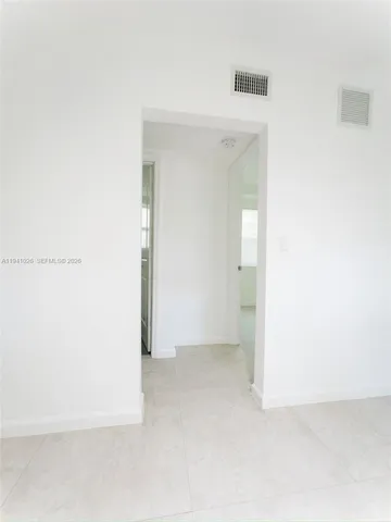 a view of an empty room