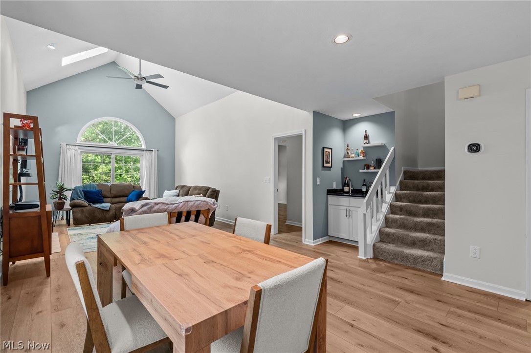 73 Lethbridge Lane Akron, OH 44321 - Photo 5 of 44 Dining Area & Great Rm, viewed from the Foyer