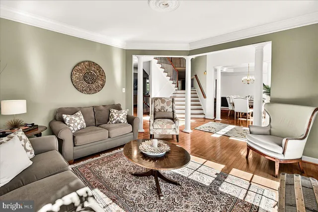 a kitchen with granite countertop a dining table chairs and granite counter tops