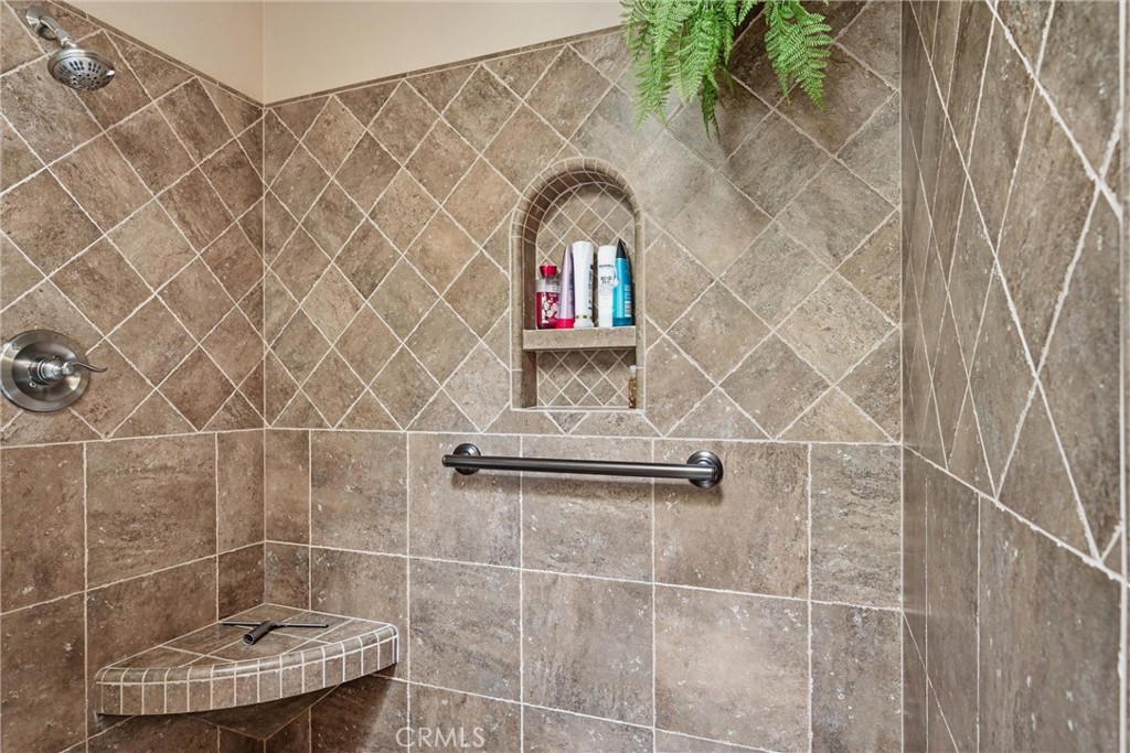 131 Ryan Road Lakeport, CA 95453 - Photo 14 of 59 Primary travertine shower