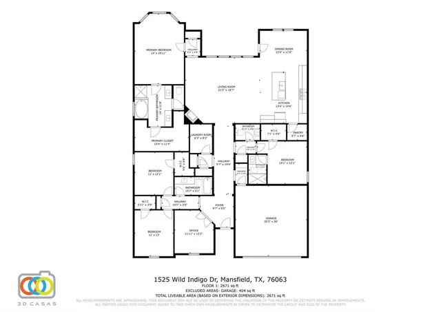 $3,750 | 1525 Wild Indigo Drive, Mansfield, TX 76063