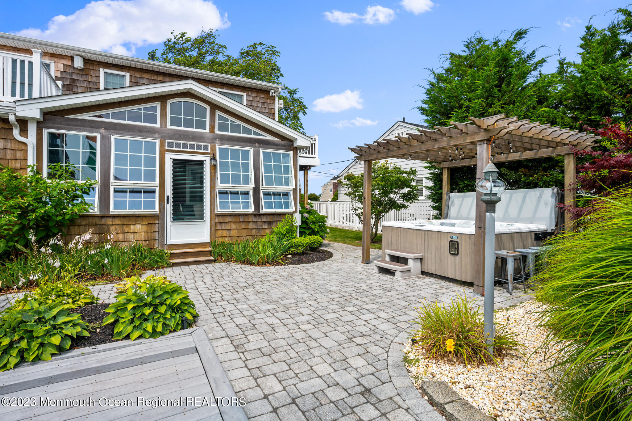 212 Helm Road Mantoloking, NJ 08738 - Photo 41 of 44 Backyard + Spa