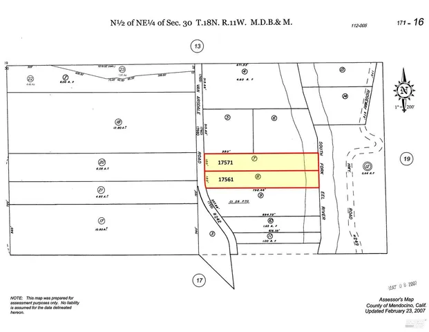 $125,000 | 17571 Van Arsdale Road, Potter Valley, CA 95469