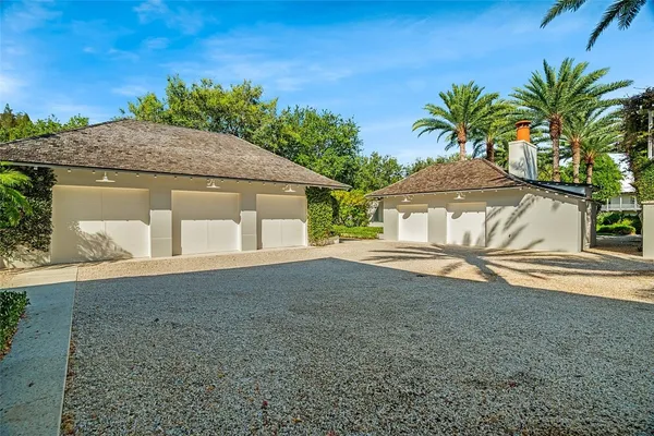 a house with trees in the background