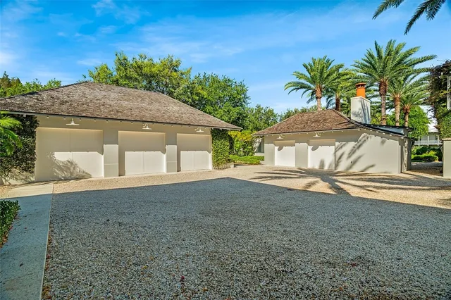 a house with trees in the background