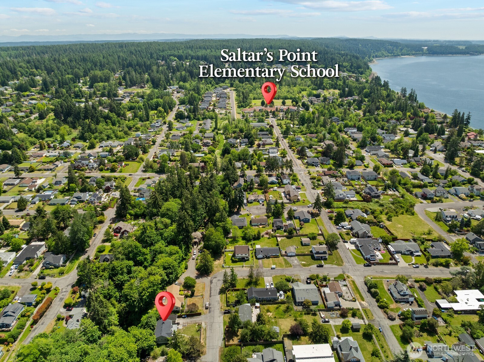 307 4th Street Steilacoom, WA 98388 - Photo 38 of 39 a view of a bunch of flowers and buildings