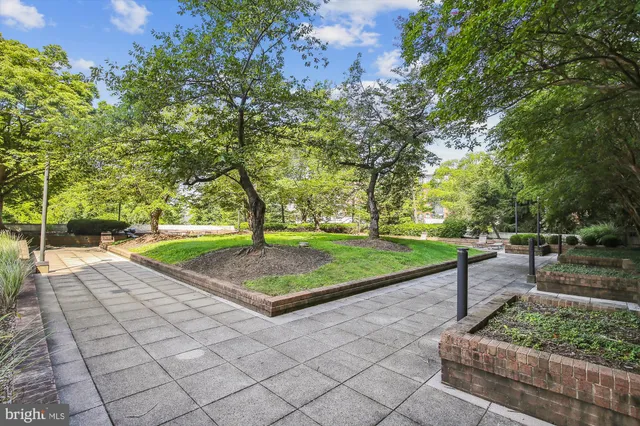 a view of outdoor space with seating