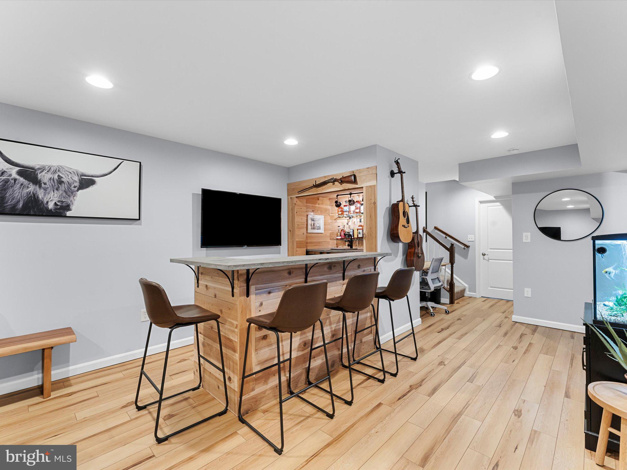 2381 Jersey Pine Ridge Charlottesville, VA 22911 - Photo 52 of 72 Stylish basement retreat with bar.
