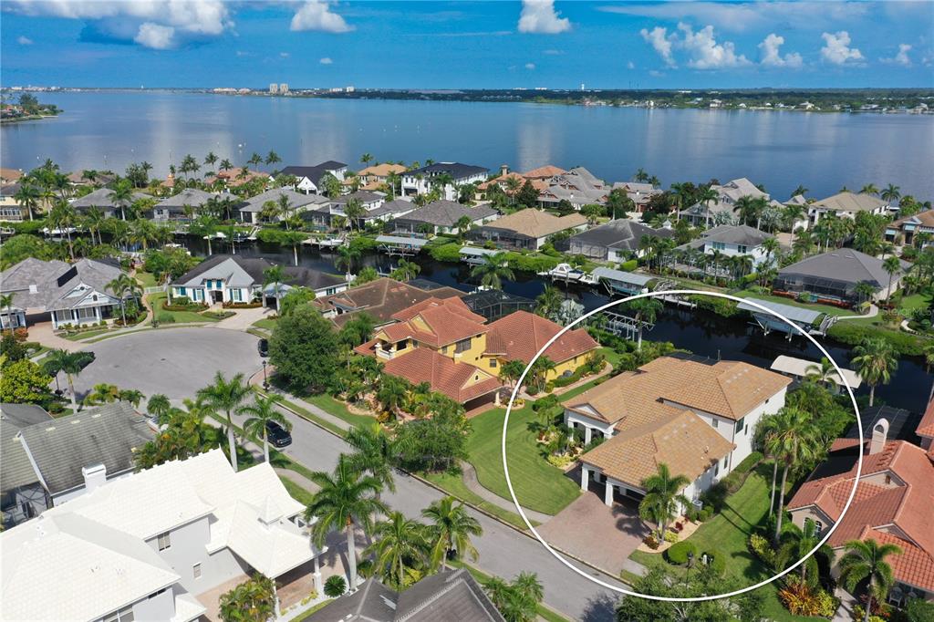 544 Fore Drive Bradenton, FL 34208 - Photo 3 of 95 an aerial view of a house with a lake view
