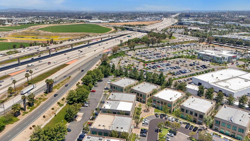 8945 Research Drive Irvine, CA 92618 - Photo 47 of 59 an aerial view of a city with lots of residential buildings