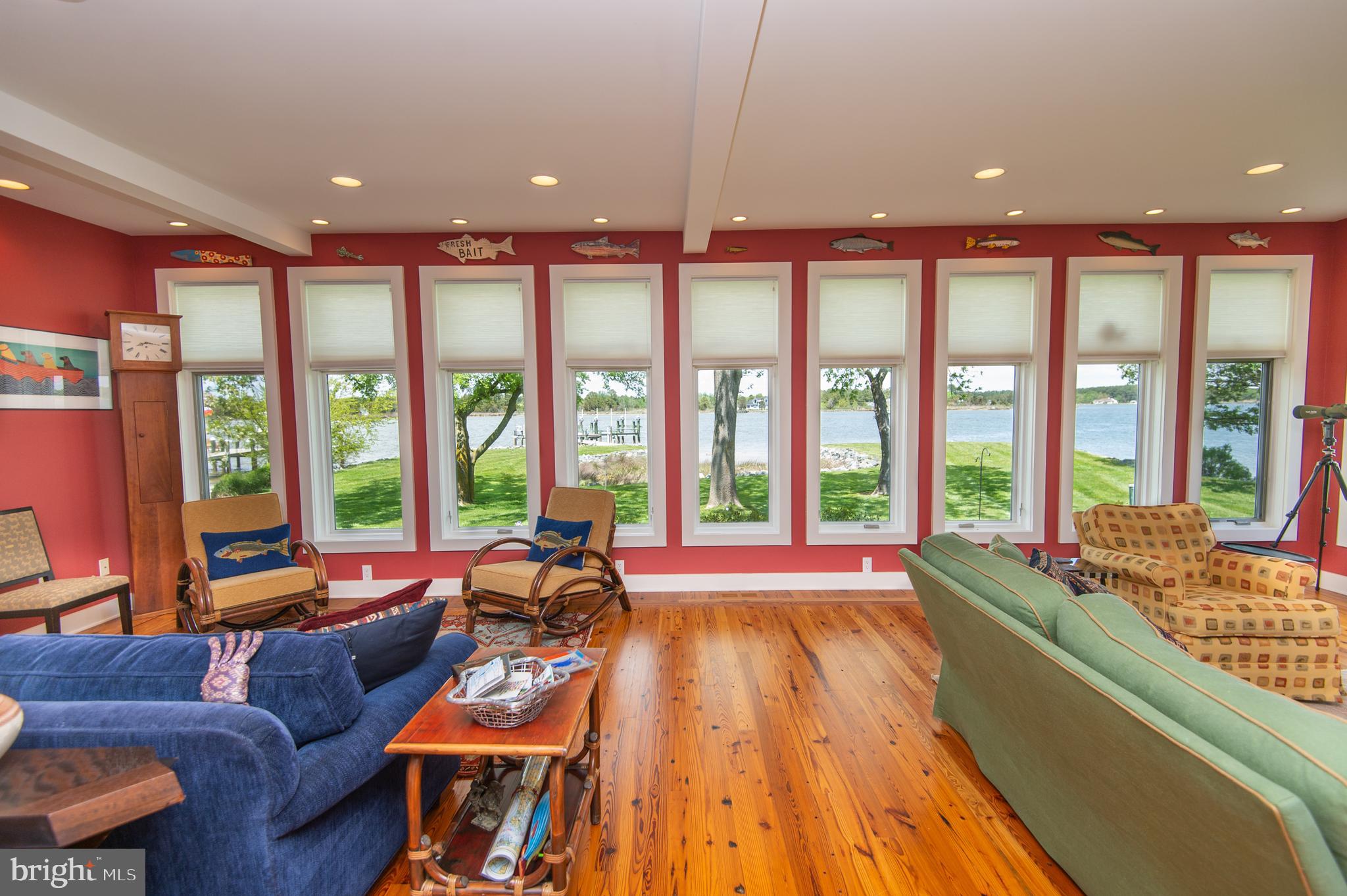 1608 Deep Point Road Woolford, MD 21677 - Photo 8 of 49 Great Room with views of the water