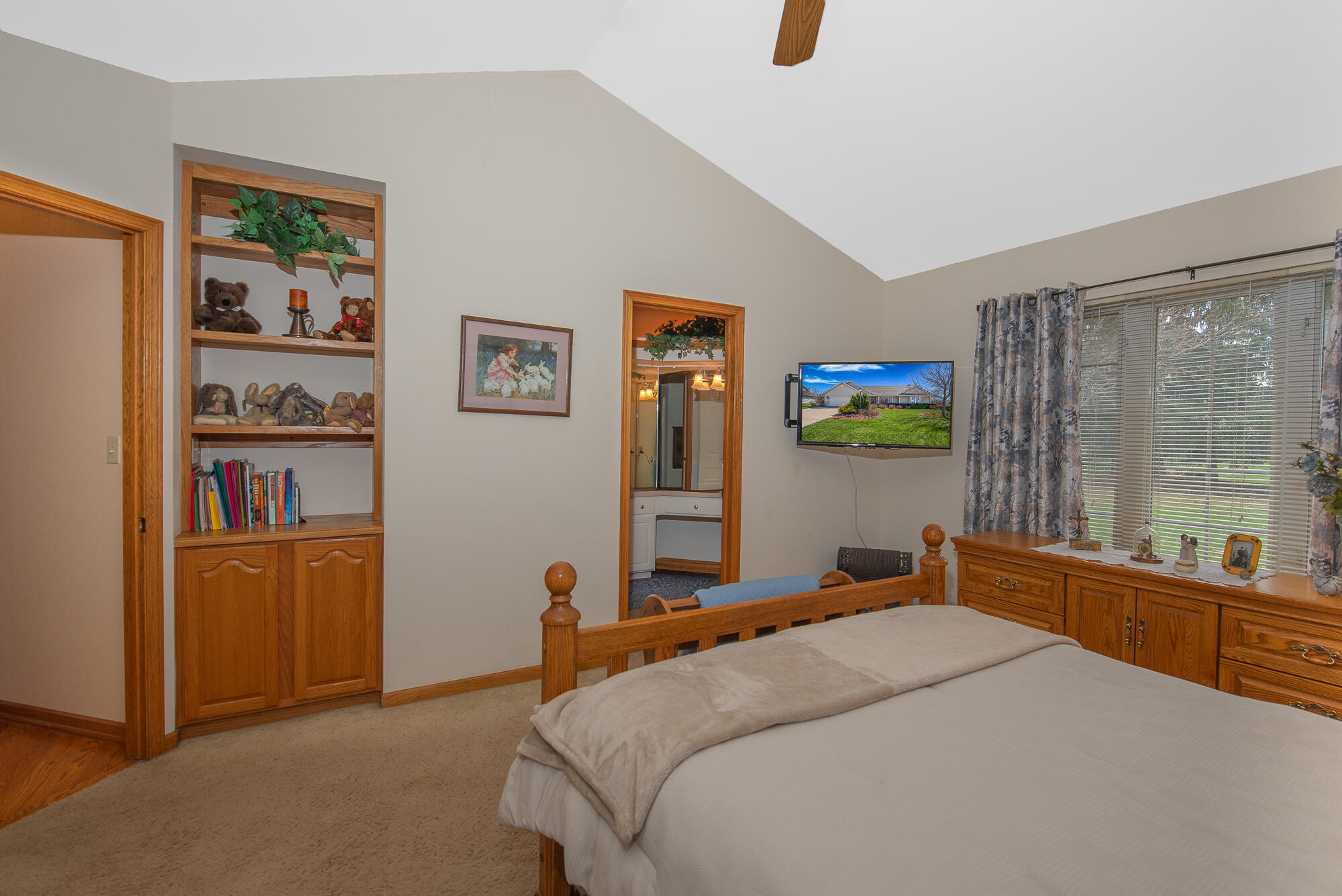 6423 Anforest Lane Mount Pleasant, WI 53406 - Photo 13 of 31 Master Bedroom with view of access to bathroom