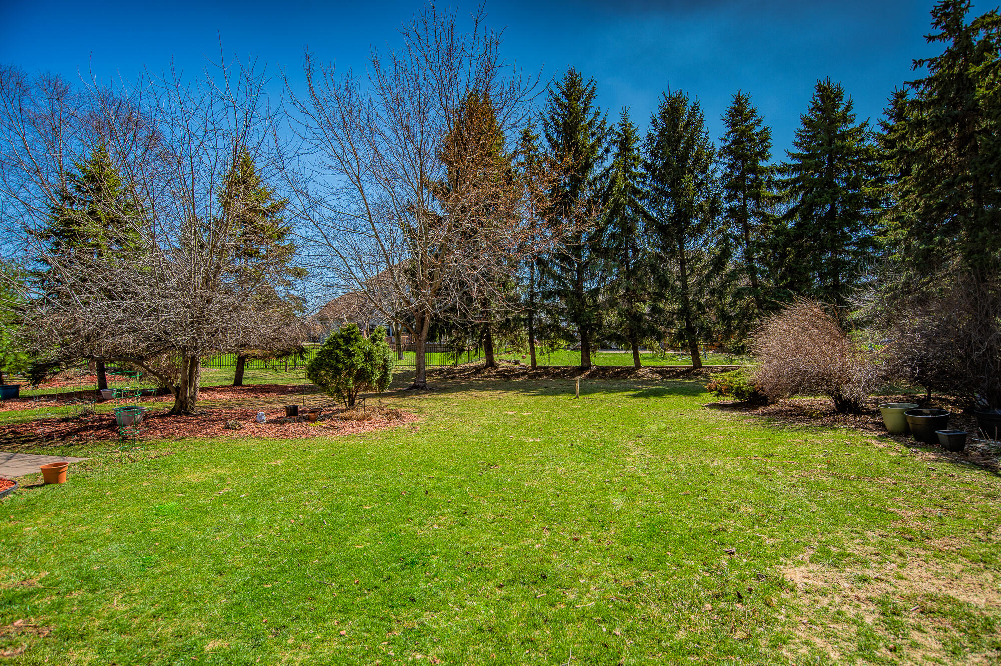 6423 Anforest Lane Mount Pleasant, WI 53406 - Photo 23 of 31 View of back yard looking south from back of home