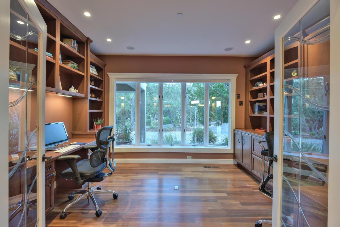 18610 Decatur Road Los Gatos, CA 95030 - Photo 14 of 48 a view of a workspace with furniture and a window