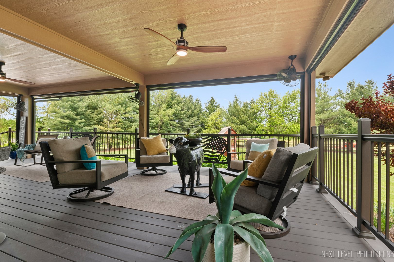 39-w068 Seavey Road Batavia, IL 60510 - Photo 64 of 109 a living room with large windows and wooden floor