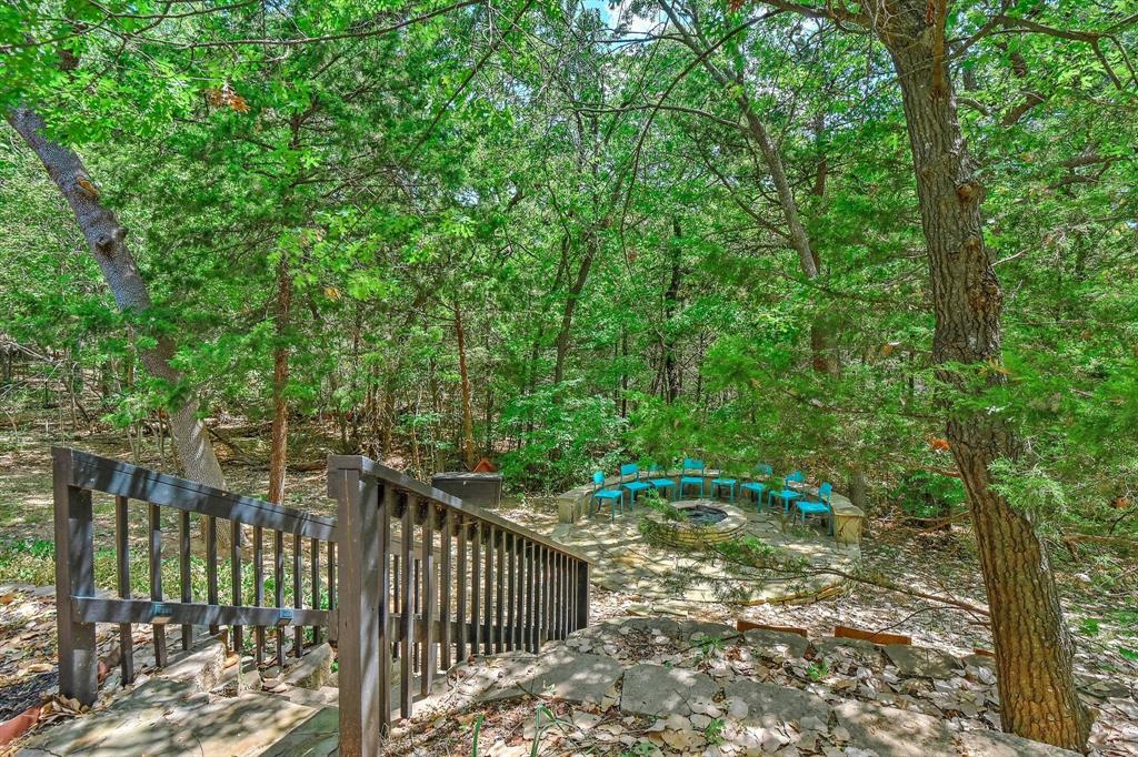 766 Lakepoint Loop Pottsboro, TX 75076 - Photo 28 of 33 a view of a yard with plants and trees