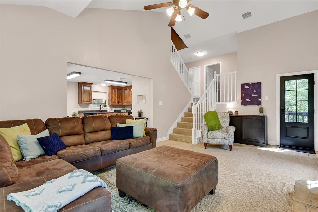 766 Lakepoint Loop Pottsboro, TX 75076 - Photo 8 of 33 a living room with furniture and wooden floor