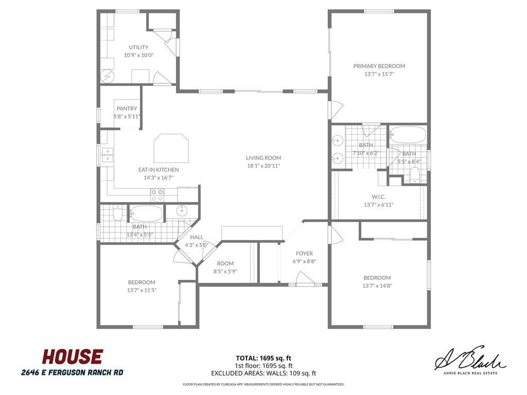 2646 East Ferguson Ranch Road Kingman, AZ 86409 - Photo 51 of 53 View of home floor plan