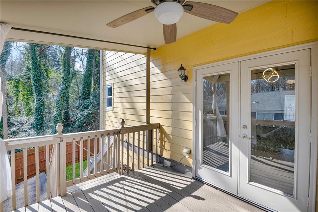 1093 3rd Street Stone Mountain, GA 30083 - Photo 38 of 43 a view of a balcony with wooden floor