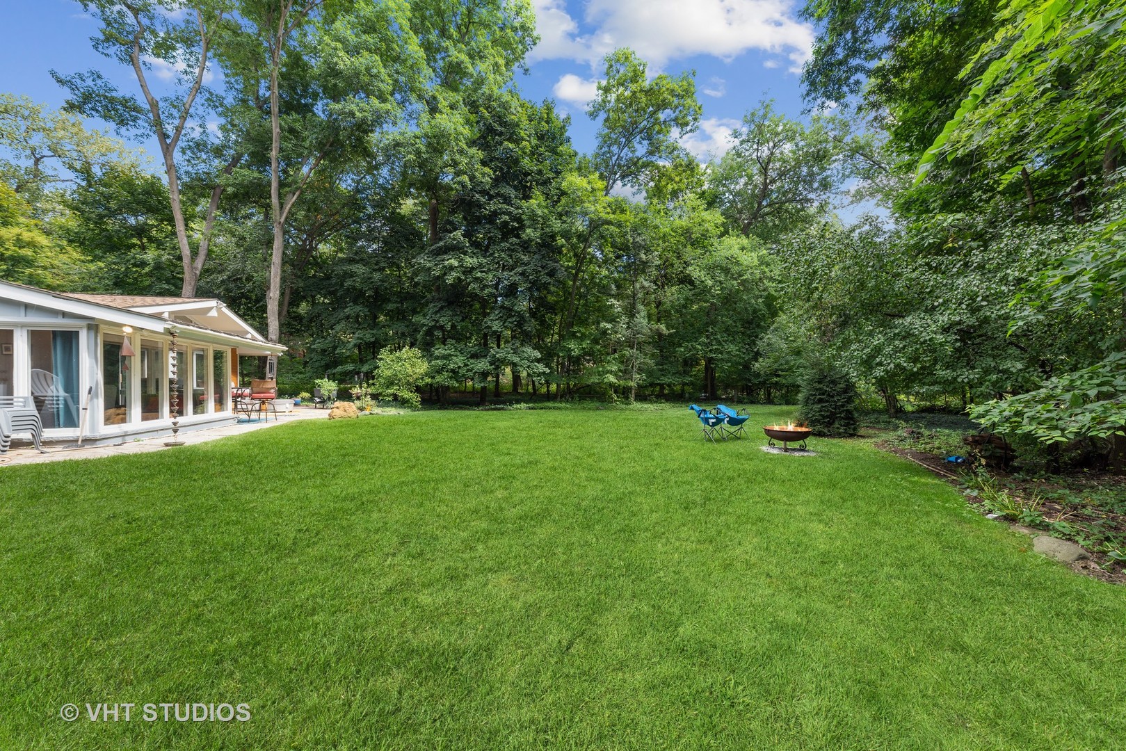 107 Trout Valley Road Trout Valley, IL 60013 - Photo 25 of 29 a view of house with backyard and garden