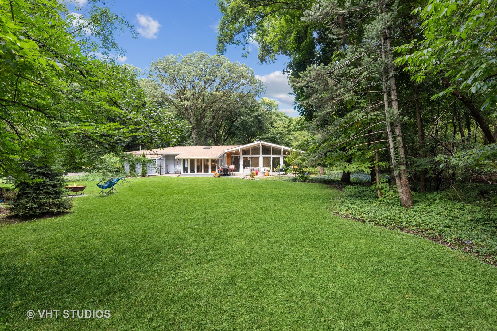 107 Trout Valley Road Trout Valley, IL 60013 - Photo 26 of 29 a view of a house with backyard and garden