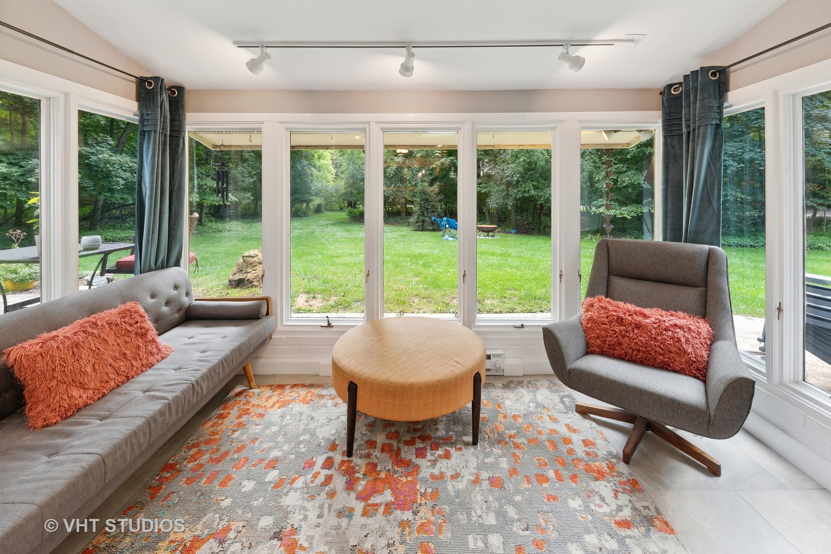 107 Trout Valley Road Trout Valley, IL 60013 - Photo 9 of 29 a living room with furniture and a large window