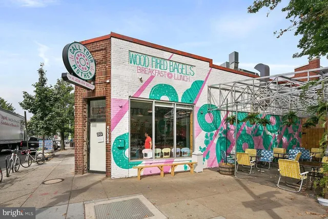 a view of small shop in front of retail shop