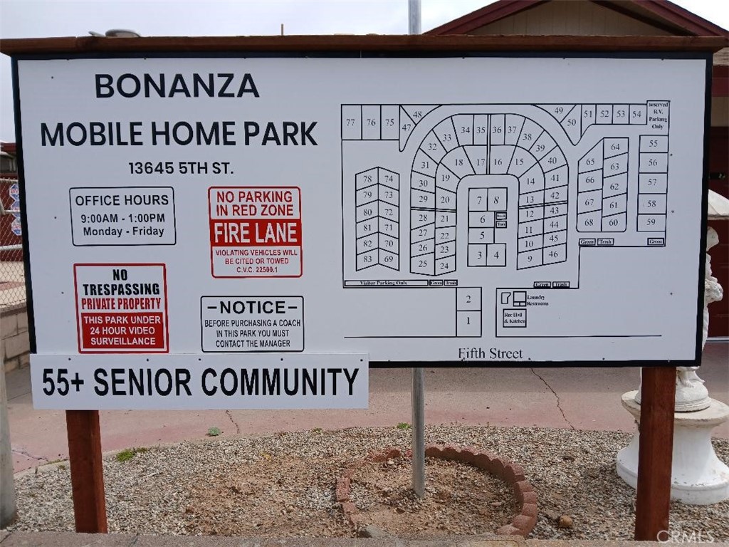 13645 5th Street, Unit 35 Yucaipa, CA 92399 - Photo 11 of 30 a sign on the side of a building