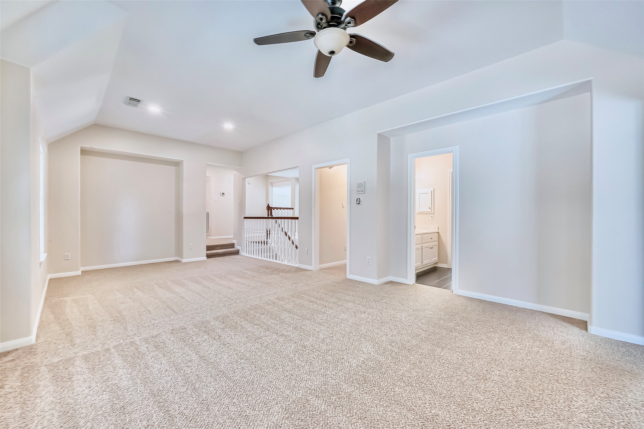 19 Calleston Court Sugar Land, TX 77479 - Photo 23 of 36 Another angle of the gameroom, here we see the entrance to a secondary bathroom