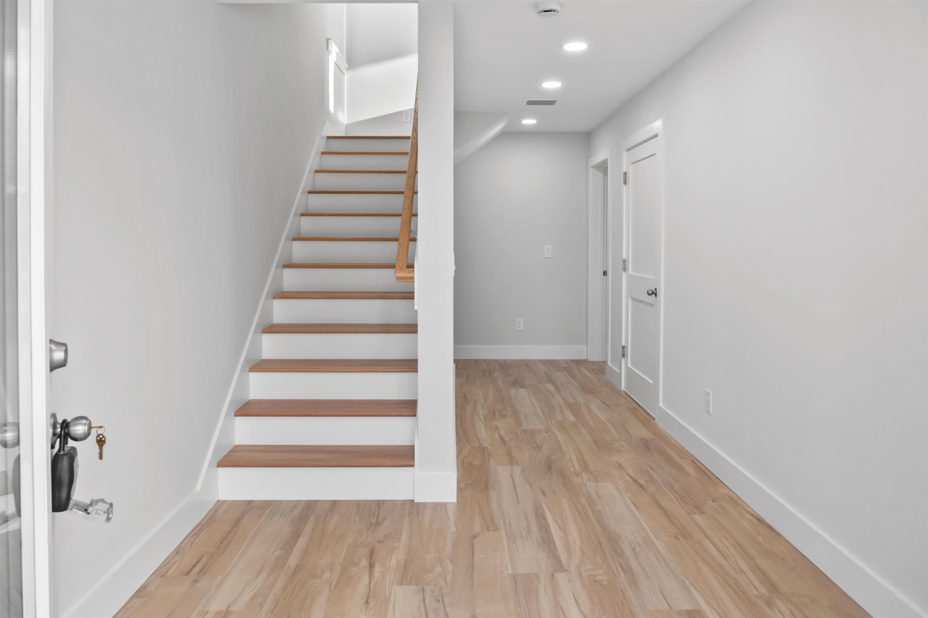 137 Ferrol Road St. Augustine, FL 32084 - Photo 19 of 53 a view of a hallway with wooden floor and entryway
