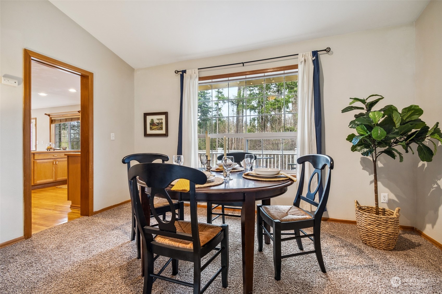 17641 Fennel Road Southeast Yelm, WA 98597 - Photo 11 of 38 a view of a dining room with furniture and window