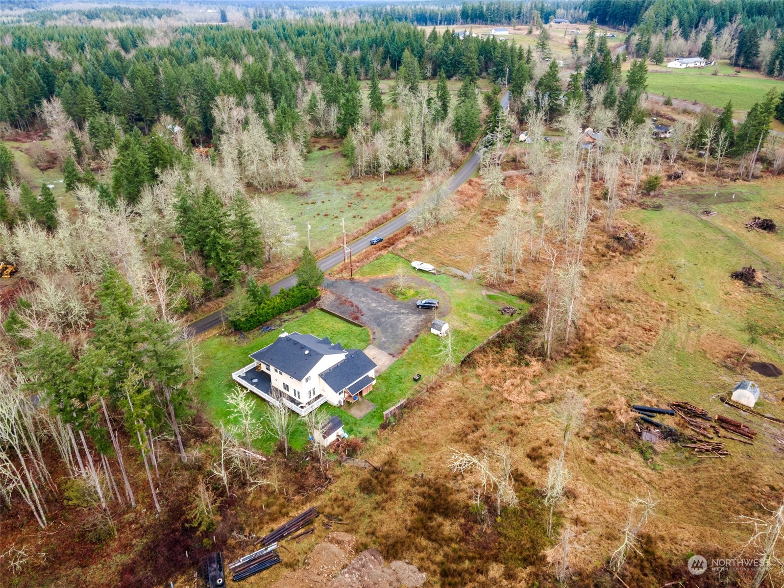 17641 Fennel Road Southeast Yelm, WA 98597 - Photo 33 of 38 a view of lake with green space