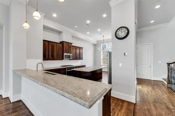 a view of park with houses