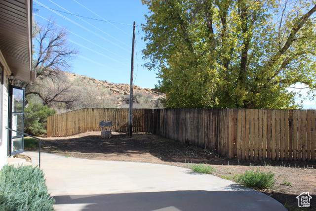 4709 East Independence Road Myton, UT 84052 - Photo 24 of 27 Fenced backyard with a patio