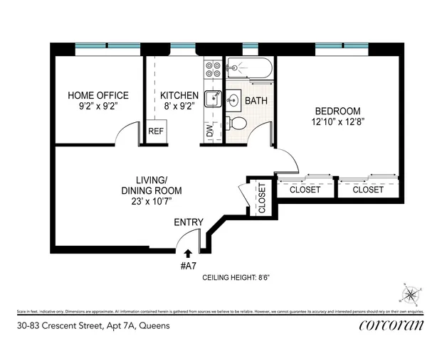 $499,000 | 30-83 Crescent Street, Unit 7A | Astoria