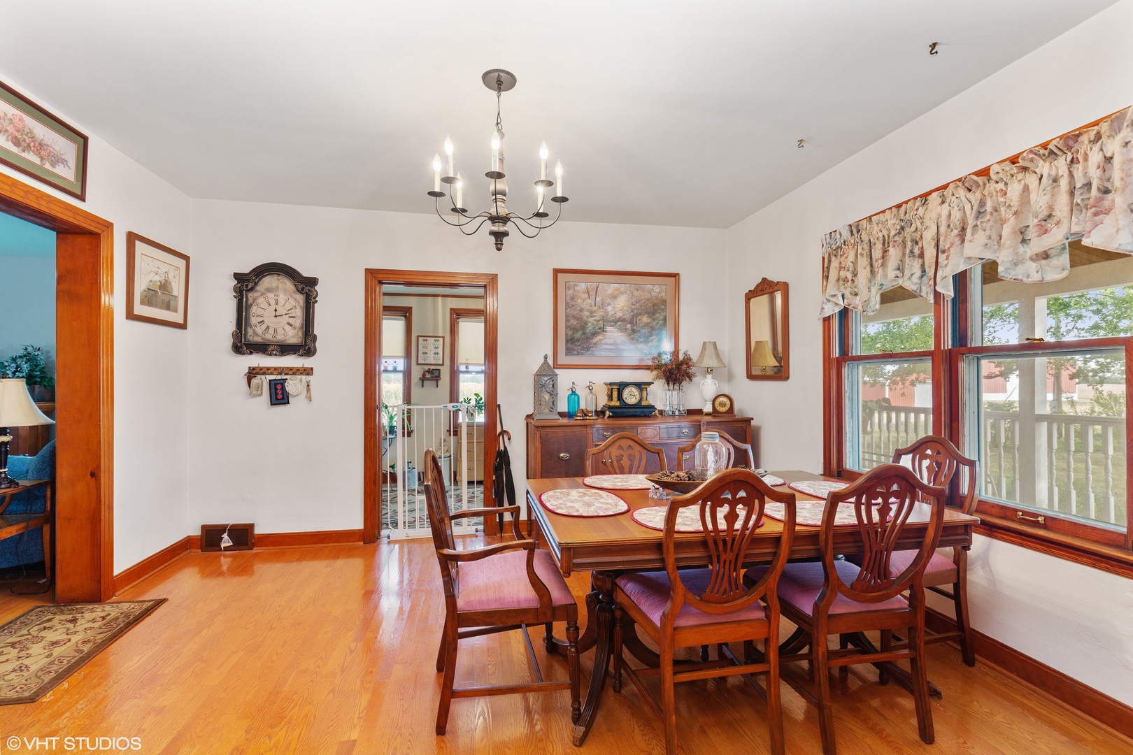 28573 Moose Range Road Sycamore, IL 60178 - Photo 25 of 52 a view of a dining room with furniture window and wooden floor