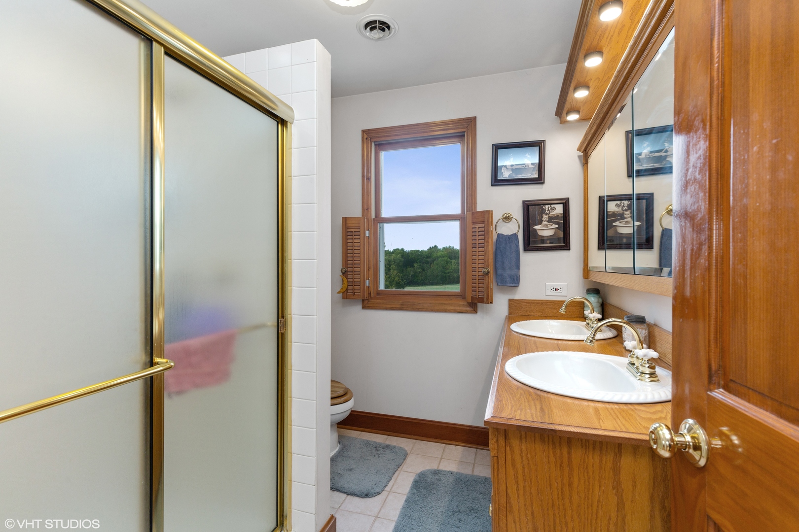 28573 Moose Range Road Sycamore, IL 60178 - Photo 36 of 52 a bathroom with a sink and a mirror