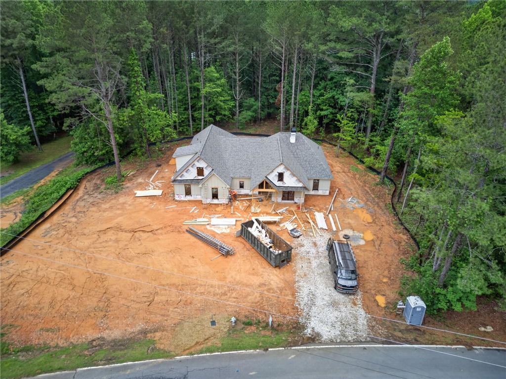 1698 Tibbitts Road Dallas, GA 30132 - Photo 11 of 16 an aerial view of a house with garden space and street view