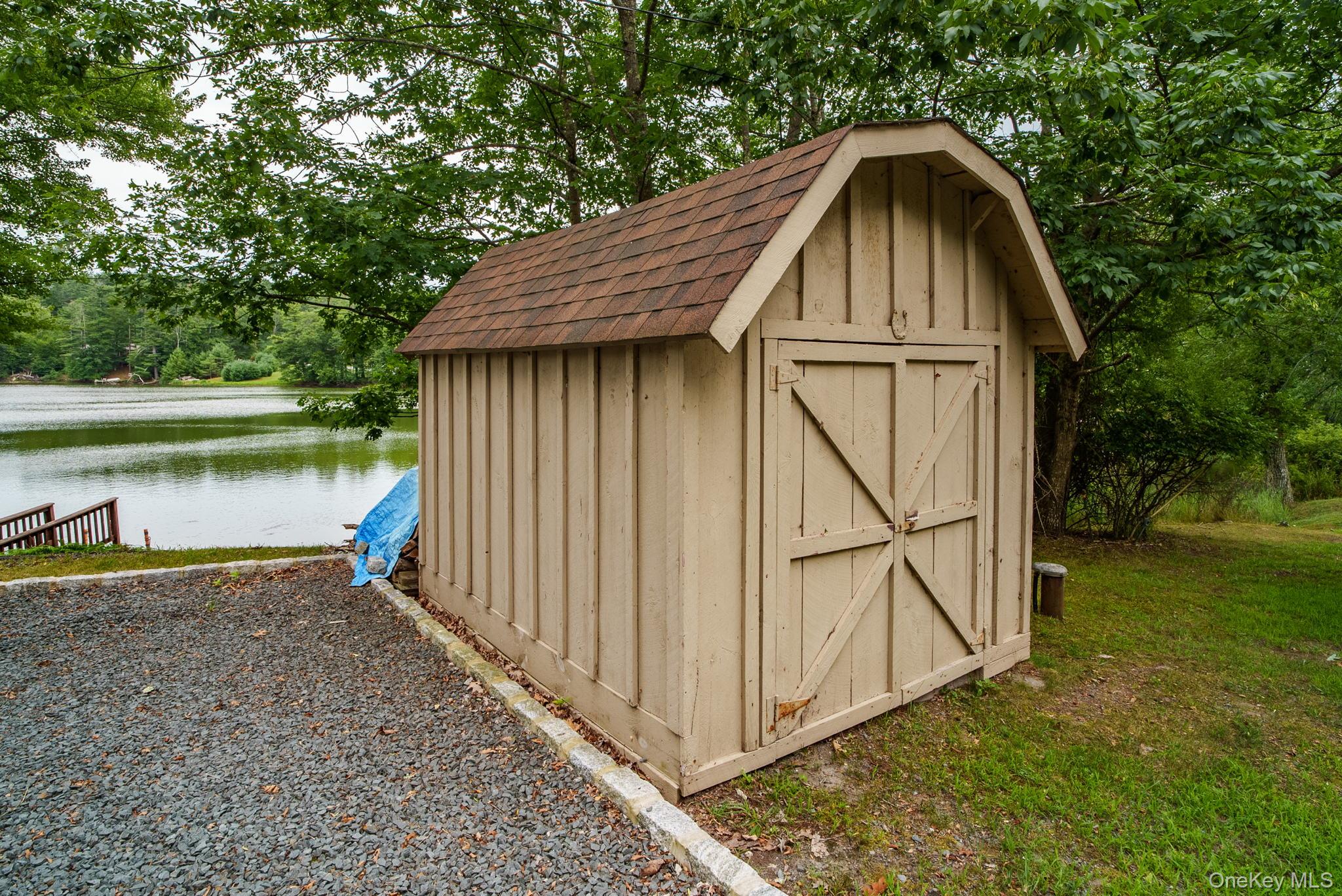2 Bodine Lake Road Yulan, NY 12792 - Photo 28 of 32 a view of backyard with small cabin