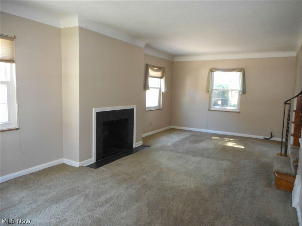21983 Eaton Road Cleveland, OH 44126 - Photo 2 of 13 Living Room with Carpet over Wood Floor